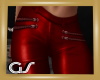 GS Red Satin Pants