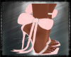Pink Amore Bow Heels