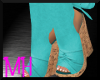 *MH* Teal Wedges