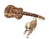 Woodgrain Guitar/puppy