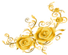 GOLD ROSES -4