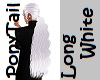 Long White Ponytail