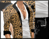 Leopard skin jacket suit