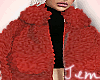 {J} Red Teddy Coat
