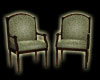Art Nouveau Twin chairs