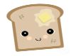 Kawaii Toast Sticker