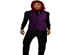2 piece Suit Purple blac