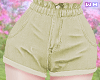 w. Green Lovely Shorts