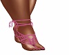 Pink Croceted feet