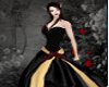 Black and Gold Ball Gown