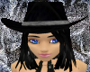 Midnight Cowgirl Hat BK3