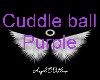 cuddle ball purple