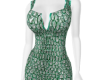 ~Jeweled Dress Green