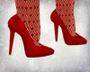 Red Netted Shoes