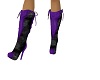 Black & Purple boots 