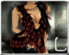 *L* Rust Feather Top