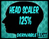 M/F 125%Head Scaler