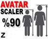 Z| Avatar Scaler %90