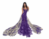 royal purple gown