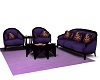 purple loft couch