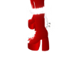 Q! Red Santa Boots