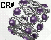 DR- Purple jewellery set