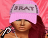 Brat_pink hat/red hair 