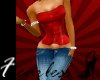 *fb* DIVA red w/jeans