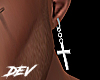!D Single Cross Earring