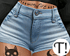 T! Blue Shorts/Tattoo
