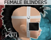 +KM+ PVC Blinders Wht F