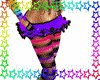 ♕Rave rainbow skirt