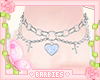 Blue Heart Choker