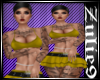 Zaria Sexy Gold Outfit