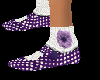 purple polka dot 