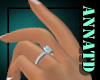 ATD*Aqua diamond Ring L