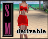 red lace dress