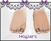 H; Brown Nails Barefoot