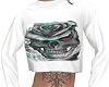 Teal Skull Top