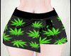 Marijuana Short Skirt