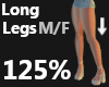 ↕Long Legs 125%