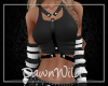 Goth Doll Black White