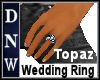 Topaz Wedding Ring