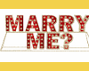 MARRY ME SIGN