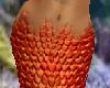 Orange Mermaid Tail