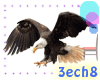 Animated Flying eagle