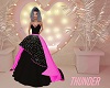PINK & BLACK GOWN