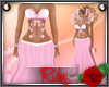 PF PINK WHITE GOWN