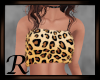 Leo Fur Crop Top
