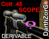 Colt .45 F - Scope